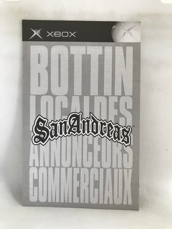 GRAND THEFT AUTO SAN ANDREAS (COMPLETE IN BOX) (usagé)
