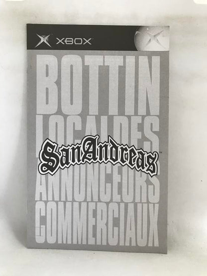 GRAND THEFT AUTO SAN ANDREAS (COMPLETE IN BOX) (usagé)