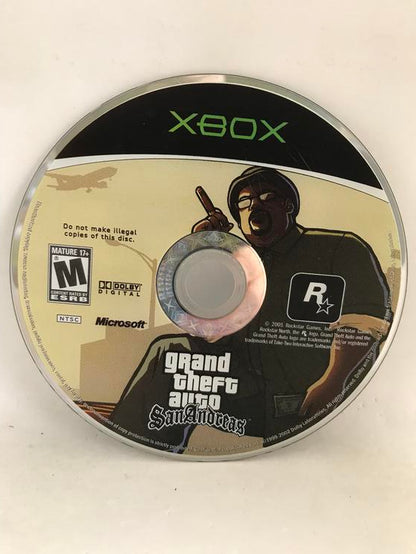 GRAND THEFT AUTO SAN ANDREAS (COMPLETE IN BOX) (usagé)