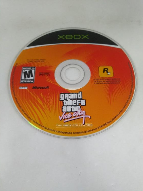 GRAND THEFT AUTO VICE CITY THE XBOX COLLECTION (CD ONLY) (usagé)