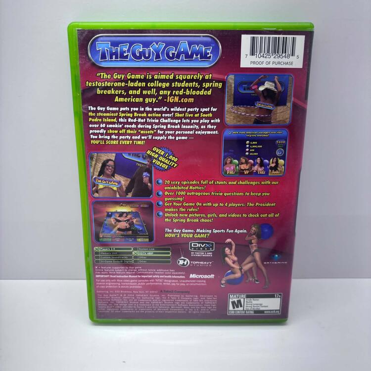 THE GUY GAME (COMPLETE IN BOX)