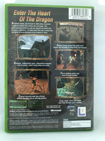 INDIANA JONES AND THE EMPEROR'S TOMB (COMPLETE IN BOX) (usagé)
