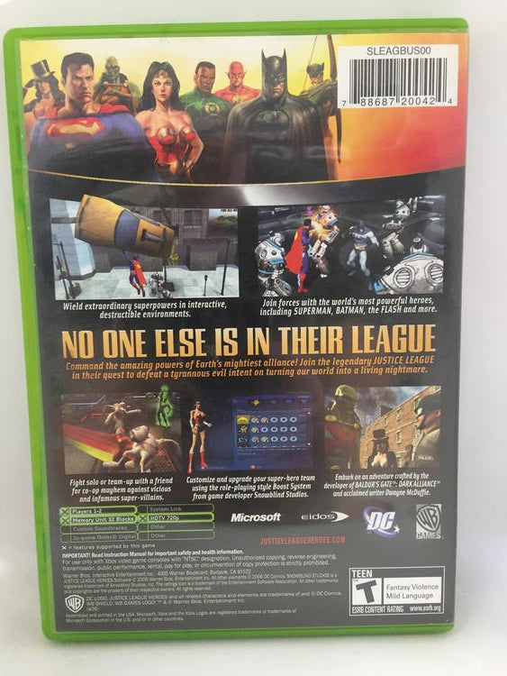 JUSTICE LEAGUE HEROES (COMPLETE IN BOX) (usagé)