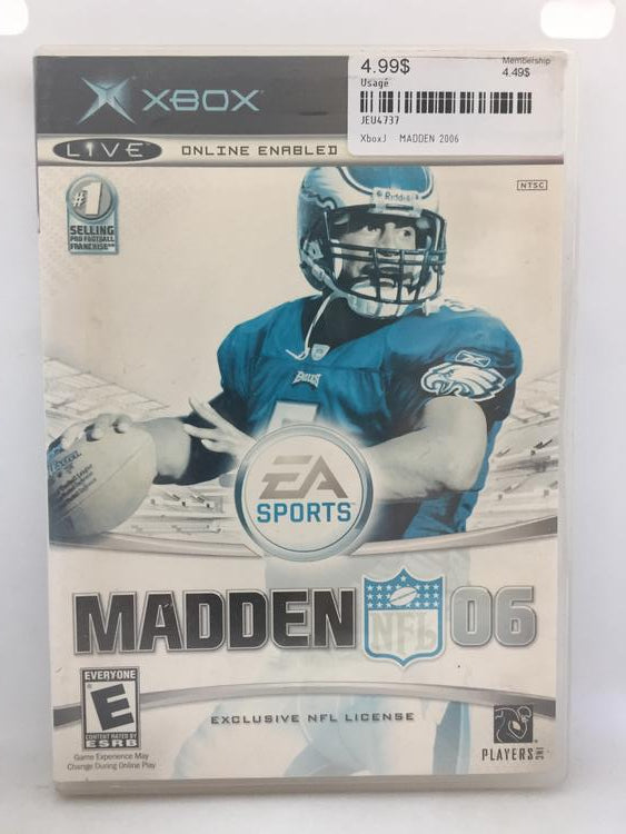 MADDEN 2006 (WITH BOX) (usagé)