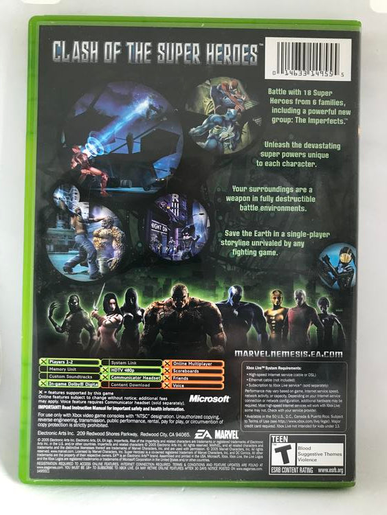 MARVEL NEMESIS RISE OF THE IMPERFECTS (COMPLETE IN BOX) (usagé)