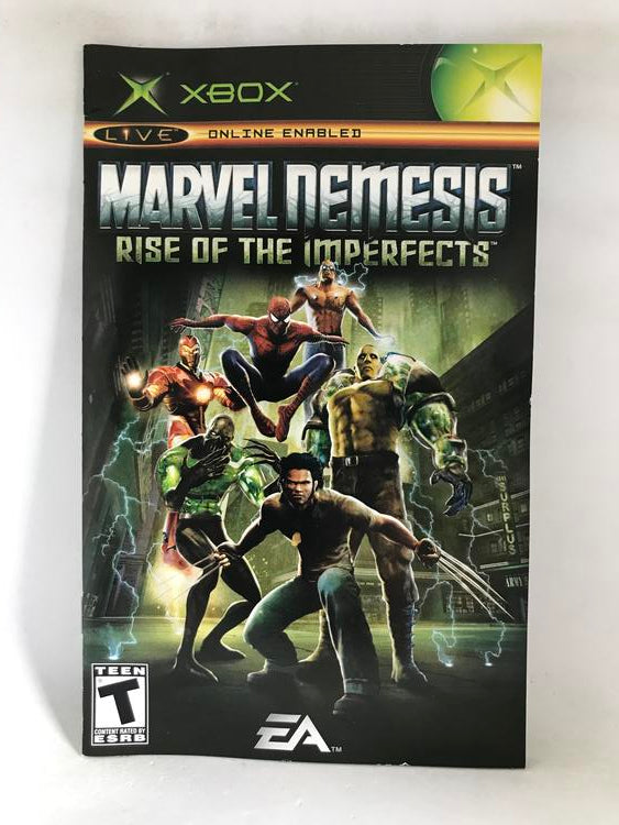 MARVEL NEMESIS RISE OF THE IMPERFECTS (COMPLETE IN BOX) (usagé)