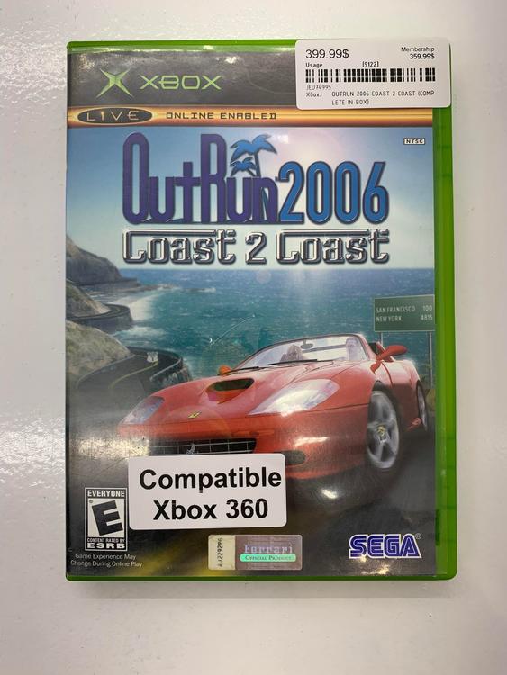 OUTRUN 2006 COAST 2 COAST (COMPLETE IN BOX) (usagé)