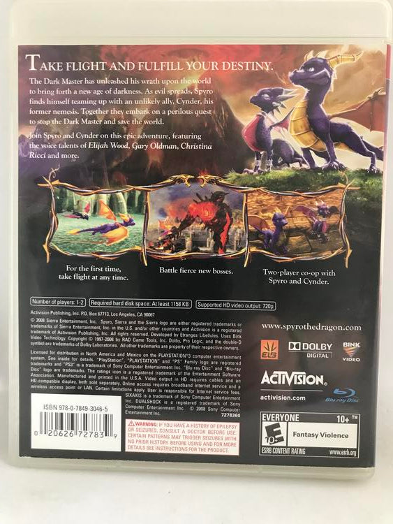 THE LEGEND OF SPYRO DAWN OF THE DRAGON (COMPLETE IN BOX) (usagé)
