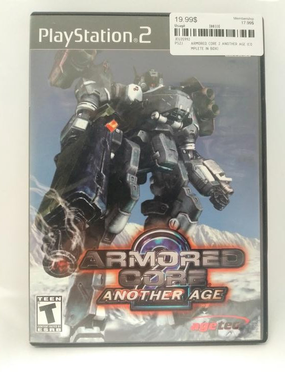 ARMORED CORE 2 ANOTHER AGE (COMPLETE IN BOX) (used)