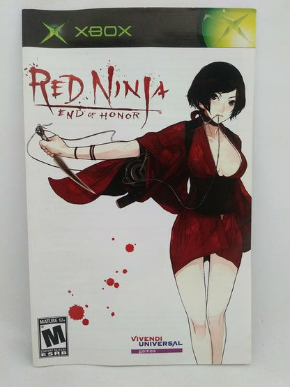 RED NINJA END OF HONOR (COMPLETE IN BOX) (usagé)