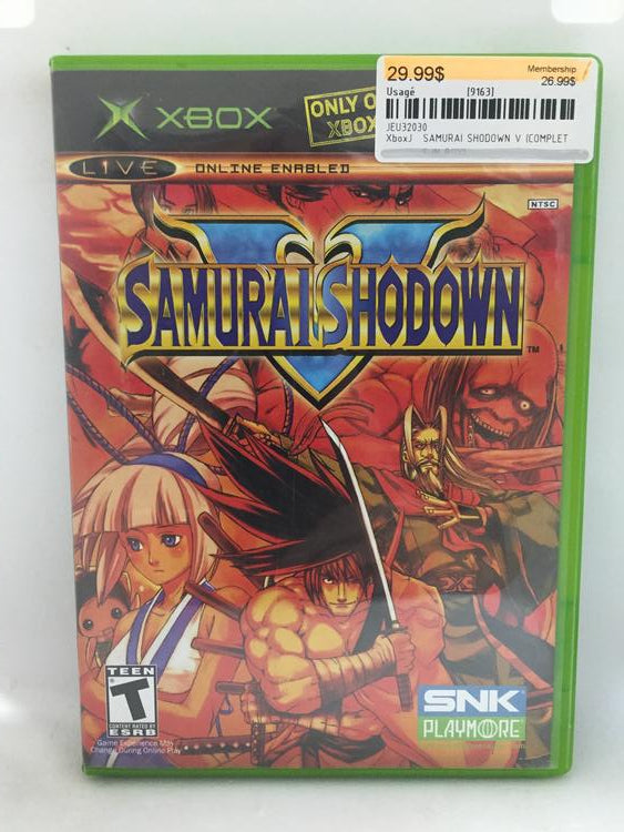 SAMURAI SHODOWN V (COMPLETE IN BOX) (usagé)