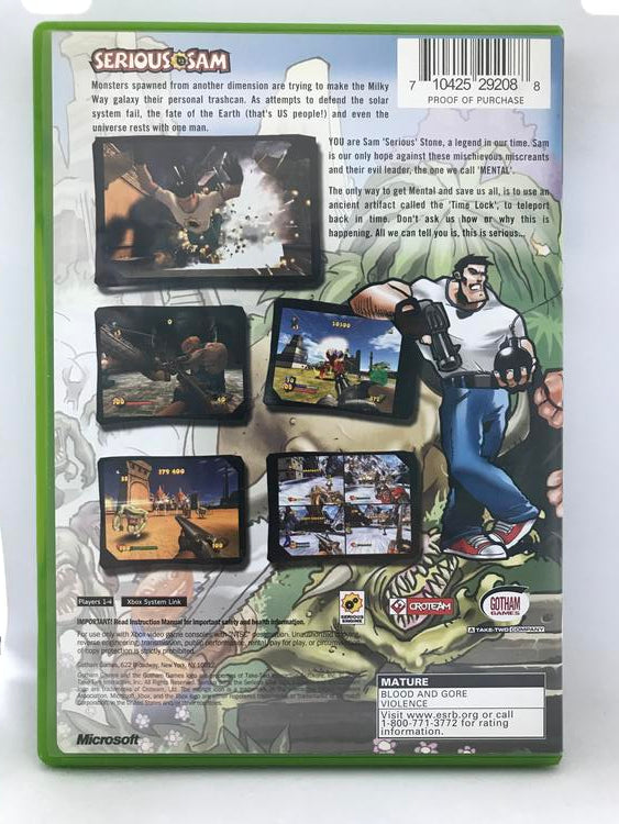 SERIOUS SAM (COMPLETE IN BOX) (usagé)