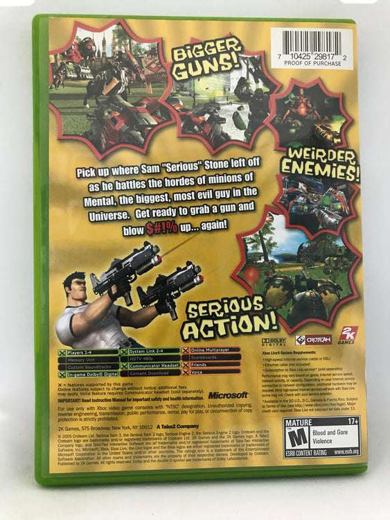 SERIOUS SAM II (COMPLETE IN BOX) (usagé)
