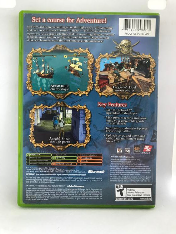 SID MEIERS PIRATES LIVE THE LIFE (WITH BOX) (usagé)