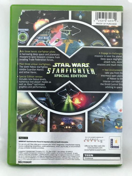 STAR WARS STARFIGHTER SPECIAL EDITION (COMPLETE IN BOX) (usagé)