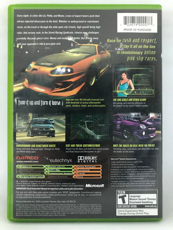 STREET RACING SYNDICATE (WITH BOX) (usagé)