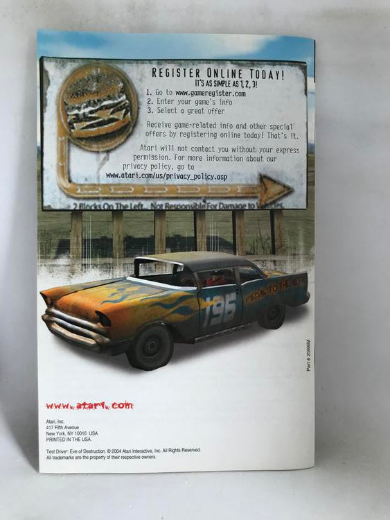 TEST DRIVE EVE OF DESTRUCTION (COMPLETE IN BOX) (usagé)