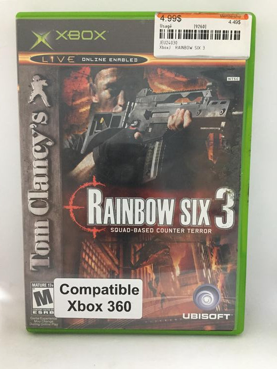 TOM CLANCY'S RAINBOW SIX 3 (COMPLETE IN BOX) (usagé)