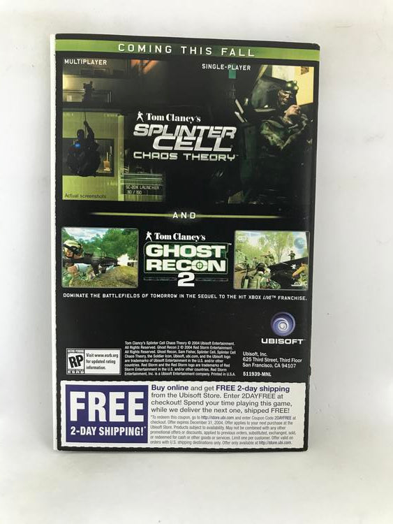 TOM CLANCY'S RAINBOW SIX 3 BLACK ARROW (COMPLETE IN BOX) (usagé)