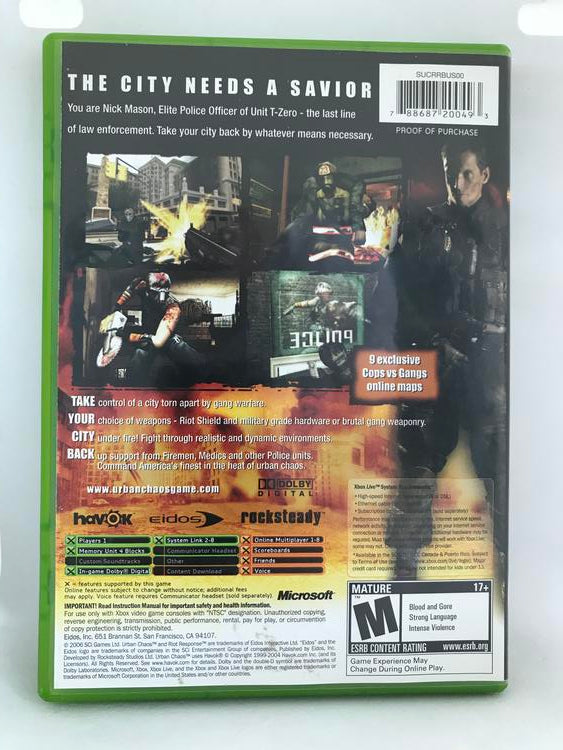 URBAN CHAOS RIOT RESPONSE (COMPLETE IN BOX) (usagé)