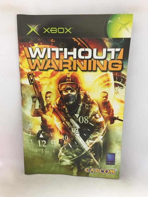 WITHOUT WARNING (COMPLETE IN BOX) (usagé)
