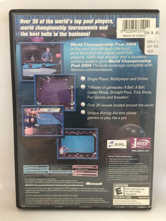 WORLD CHAMPIONSHIP POOL 2004 (COMPLETE IN BOX) (usagé)