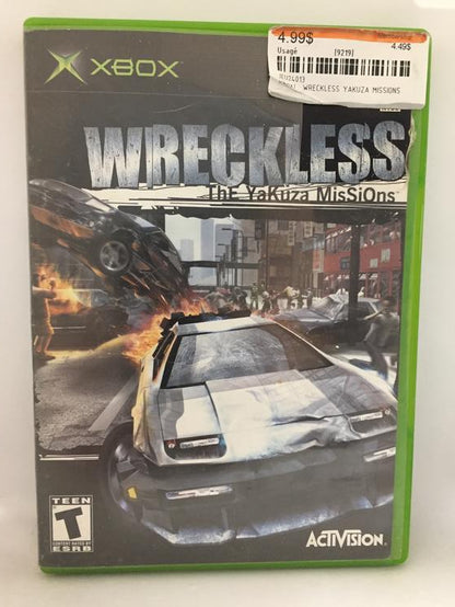 WRECKLESS YAKUZA MISSIONS (COMPLETE IN BOX) (usagé)