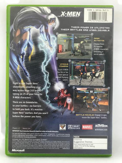 X-MEN NEXT DIMENSION (COMPLETE IN BOX) (usagé)