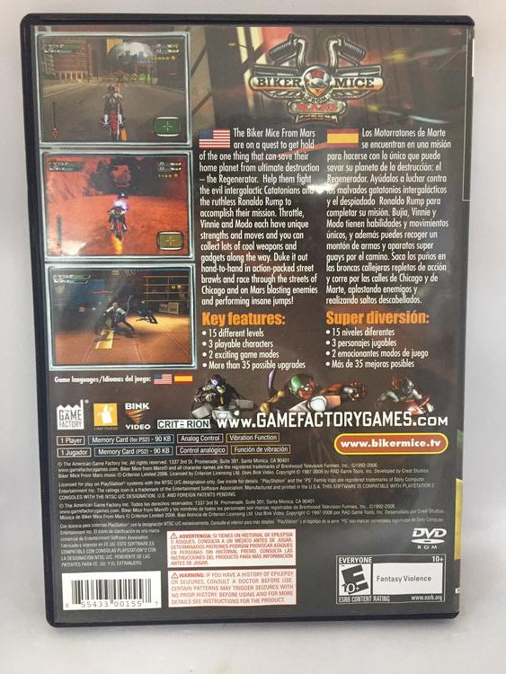 BIKER MICE FROM MARS (COMPLETE IN BOX) (used)