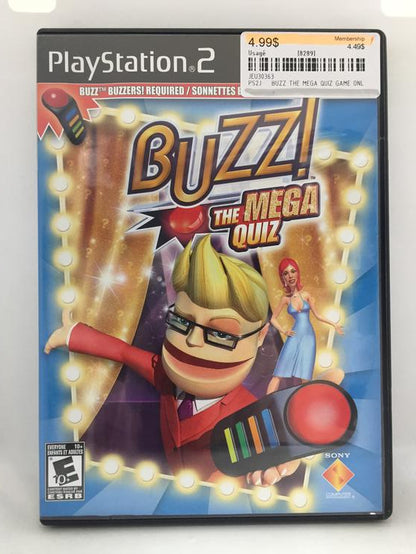 BUZZ THE MEGA QUIZ GAME ONLY (COMPLETE IN BOX) (usagé)