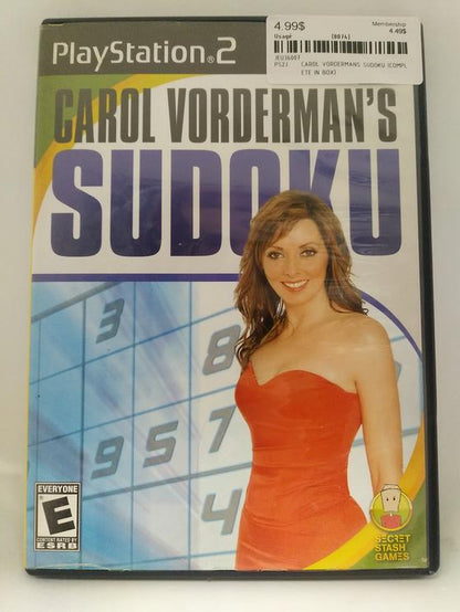 CAROL VORDERMANS SUDOKU (COMPLETE IN BOX) (used)
