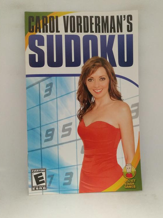 CAROL VORDERMANS SUDOKU (COMPLETE IN BOX) (used)