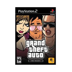 GRAND THEFT AUTO TRILOGY (COMPLETE IN BOX + 3 MAPS) (usagé)