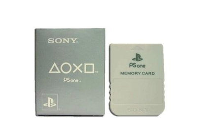 MEMORY CARD GREY SONY (WITH BOX) (PS1) (usagé)