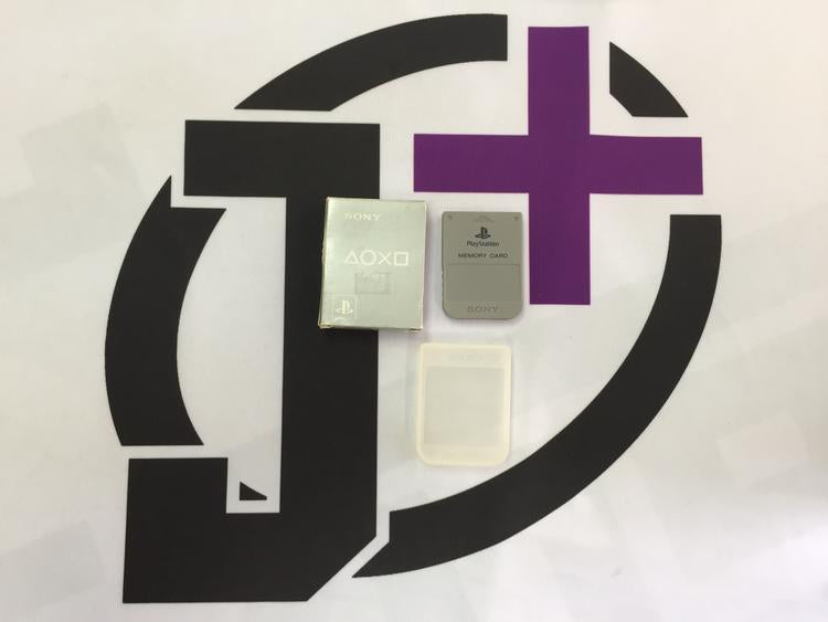 MEMORY CARD GREY SONY (WITH BOX) (PS1) (usagé)