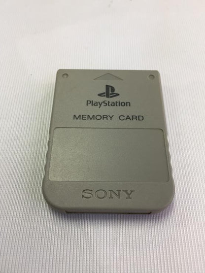 MEMORY CARD GREY SONY (WITH BOX) (PS1) (usagé)