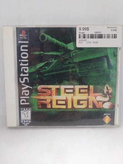 STEEL REIGN (PRINTED COVER ART) (usagé)