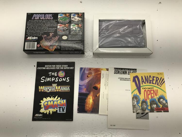 POPULOUS (COMPLETE IN BOX) (usagé)