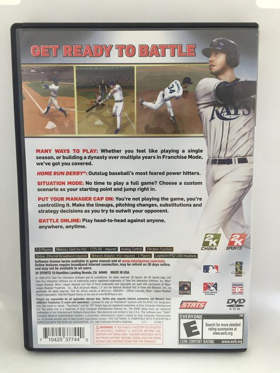 MAJOR LEAGUE BASEBALL 2K10 (COMPLETE IN BOX)