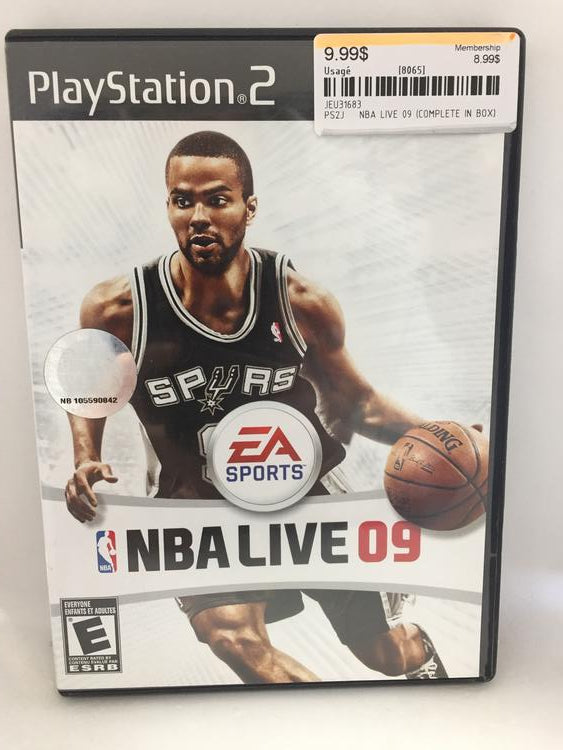 NBA LIVE 09 (COMPLETE IN BOX) (usagé)