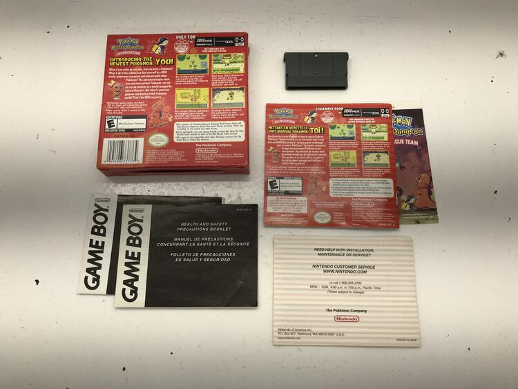 POKEMON MYSTERY DUNGEON RED RESCUE TEAM (COMPLETE IN BOX)