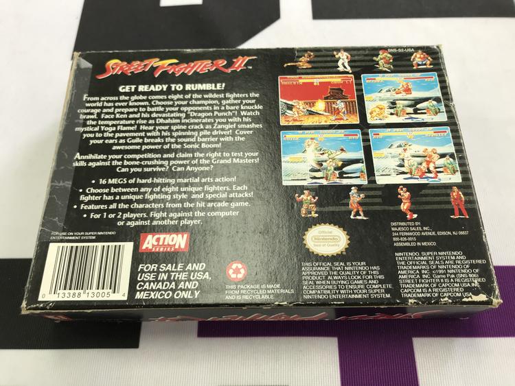 STREET FIGHTER II (COMPLETE IN BOX) (usagé)