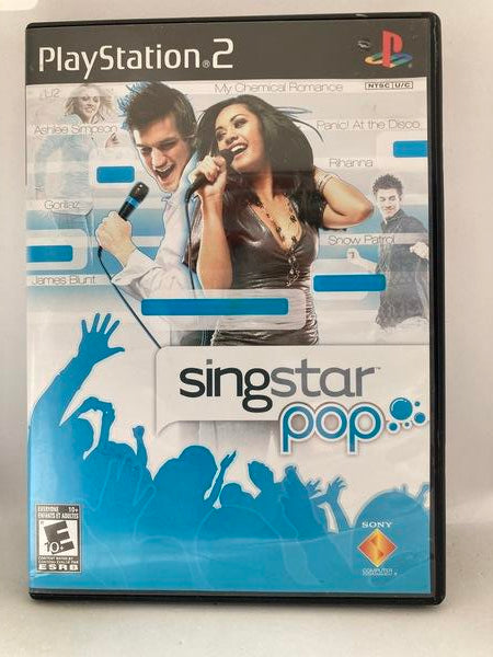 SINGSTAR POP GAME ONLY (COMPLETE IN BOX) (usagé)