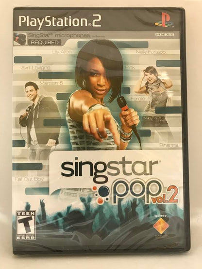 SINGSTAR POP VOLUME 2 GAME ONLY (COMPLETE IN BOX) (usagé)