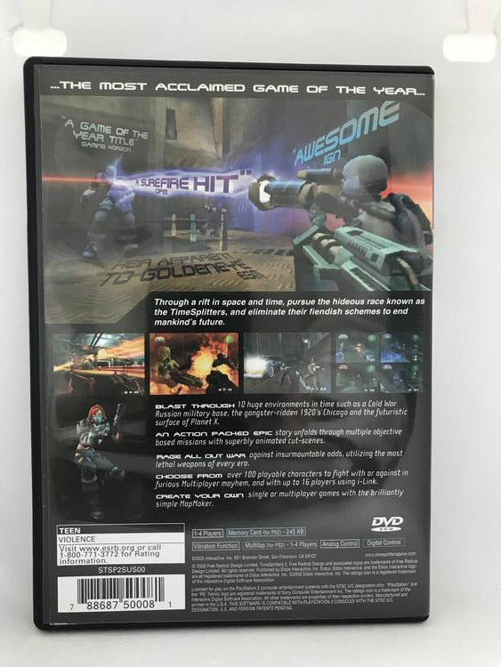 TIME SPLITTERS 2 (COMPLETE IN BOX) (usagé)