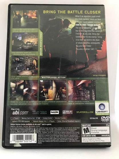 TOM CLANCY'S SPLINTER CELL CHAOS THEORY (COMPLETE IN BOX) (usagé)