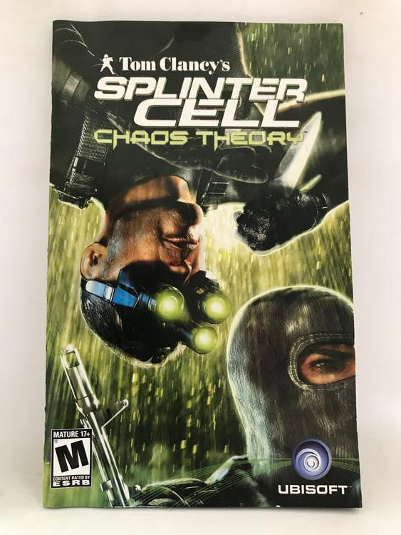 TOM CLANCY'S SPLINTER CELL CHAOS THEORY (COMPLETE IN BOX) (usagé)