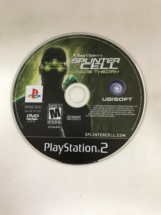 TOM CLANCY'S SPLINTER CELL CHAOS THEORY (COMPLETE IN BOX) (usagé)