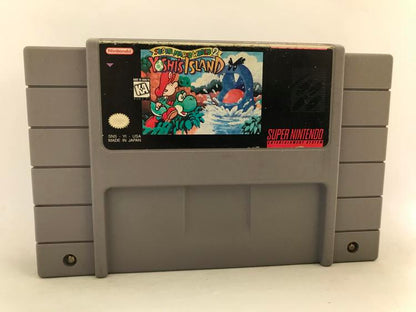 SUPER MARIO WORLD 2 YOSHI'S ISLAND (WITH BOX) (usagé)