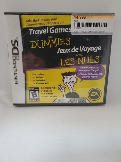 TRAVEL GAMES FOR DUMMIES (BRAND NEW / SEALED) (usagé)